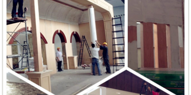2014廣州家具展規(guī)模盛大，畢加圓滿完成搭建